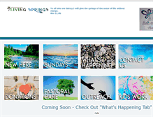Tablet Screenshot of livingsprings.cc